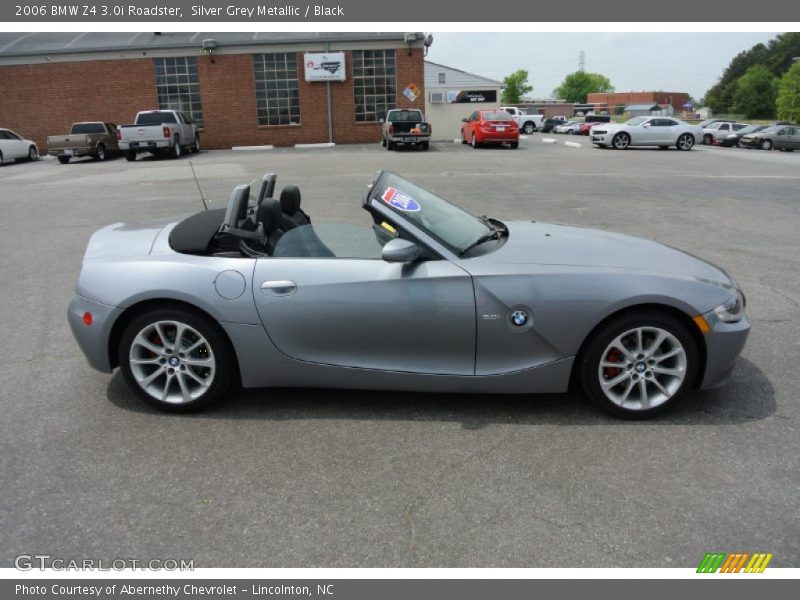 Silver Grey Metallic / Black 2006 BMW Z4 3.0i Roadster