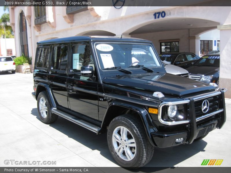 Black / Cognac/Black 2009 Mercedes-Benz G 550