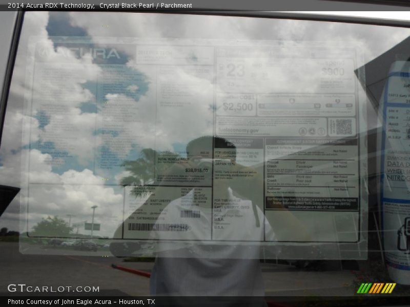 Crystal Black Pearl / Parchment 2014 Acura RDX Technology