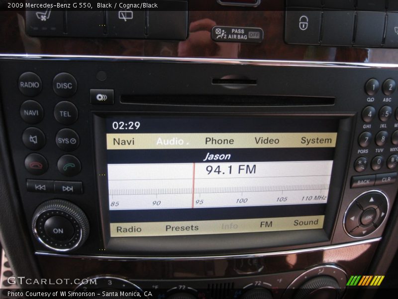 Audio System of 2009 G 550