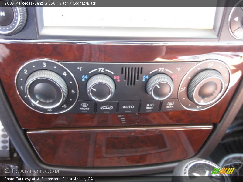 Controls of 2009 G 550