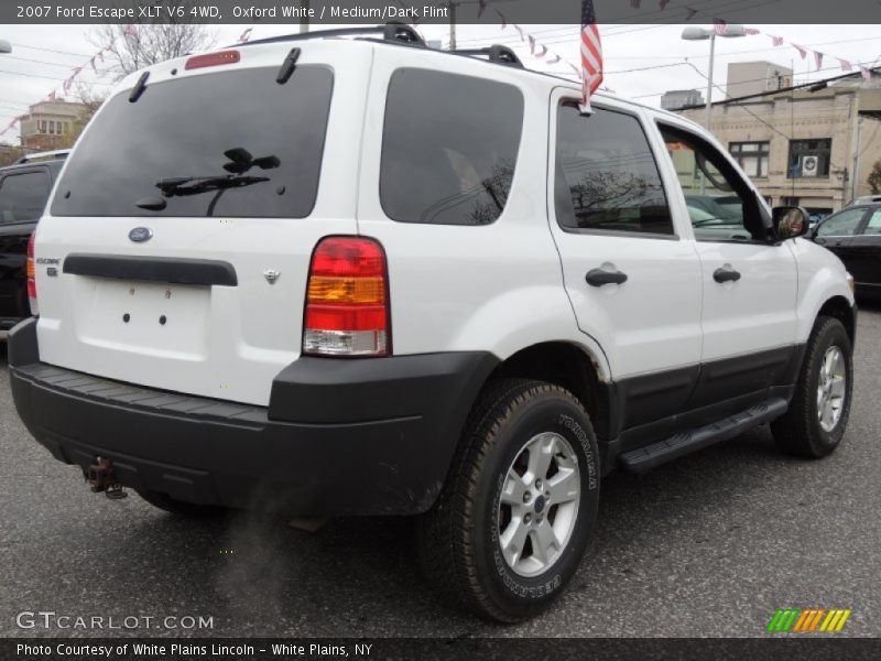 Oxford White / Medium/Dark Flint 2007 Ford Escape XLT V6 4WD