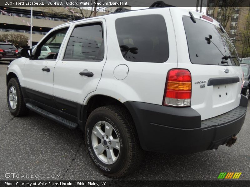 Oxford White / Medium/Dark Flint 2007 Ford Escape XLT V6 4WD