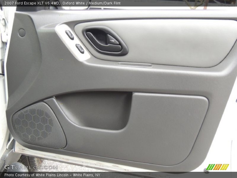 Oxford White / Medium/Dark Flint 2007 Ford Escape XLT V6 4WD