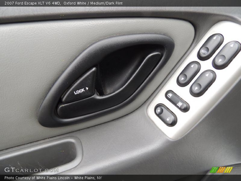 Oxford White / Medium/Dark Flint 2007 Ford Escape XLT V6 4WD