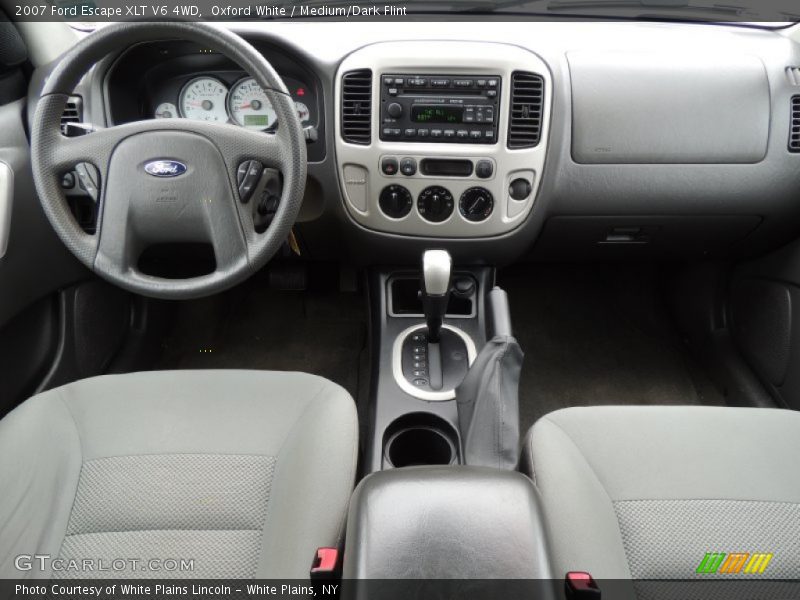Oxford White / Medium/Dark Flint 2007 Ford Escape XLT V6 4WD