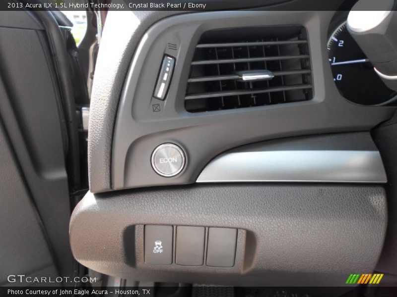 Crystal Black Pearl / Ebony 2013 Acura ILX 1.5L Hybrid Technology