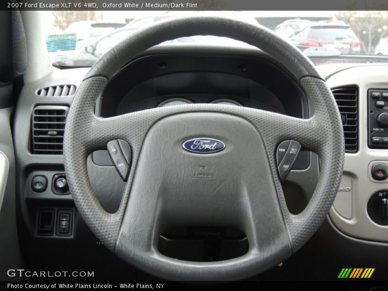 Oxford White / Medium/Dark Flint 2007 Ford Escape XLT V6 4WD