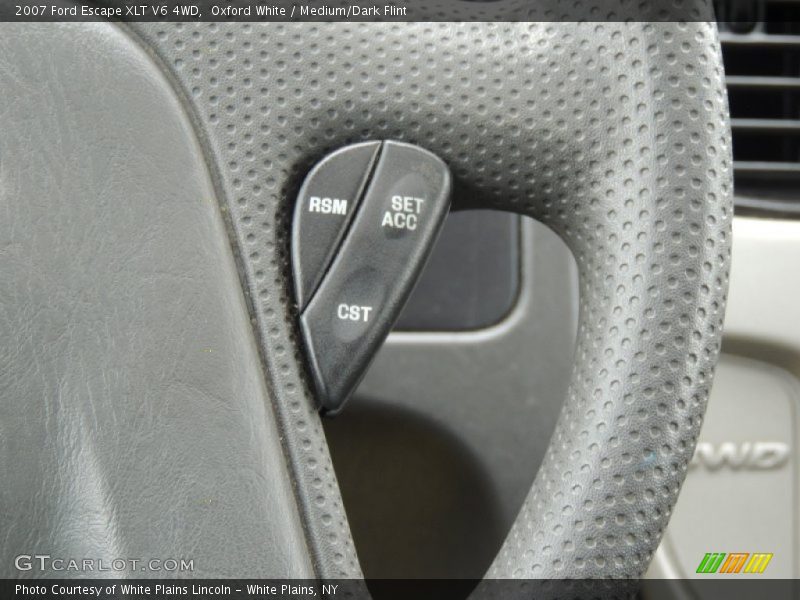 Oxford White / Medium/Dark Flint 2007 Ford Escape XLT V6 4WD