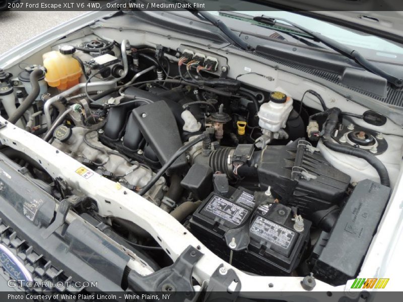 Oxford White / Medium/Dark Flint 2007 Ford Escape XLT V6 4WD