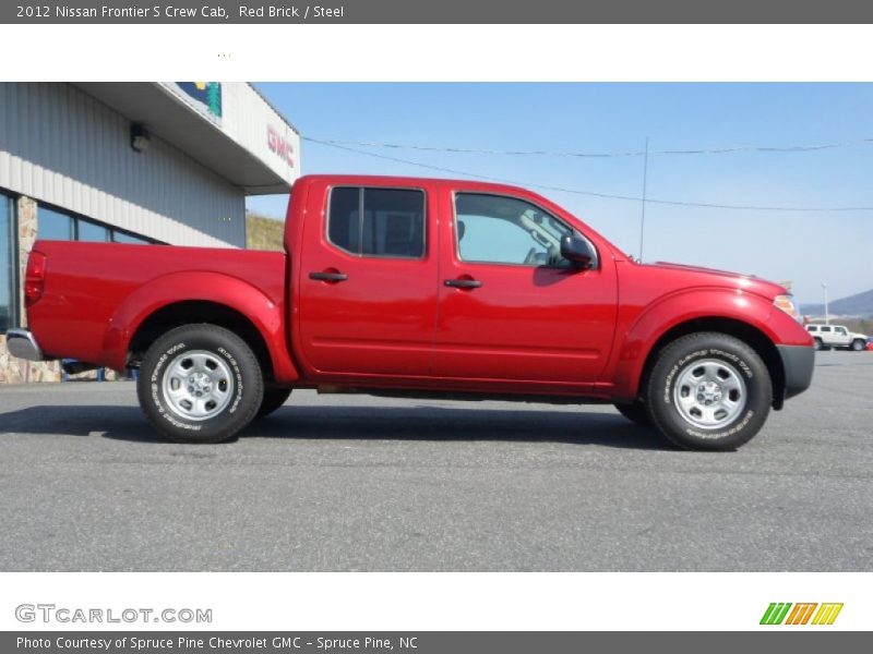 Red Brick / Steel 2012 Nissan Frontier S Crew Cab