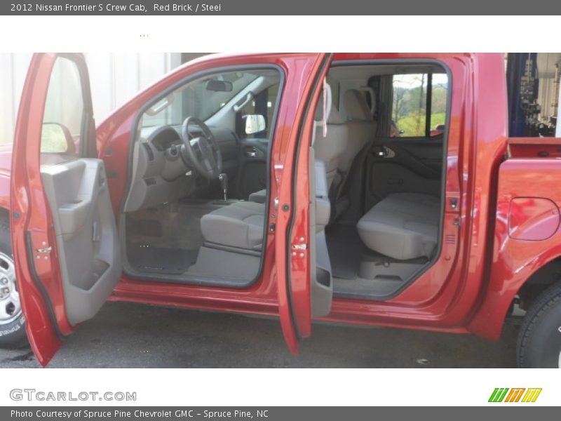 Red Brick / Steel 2012 Nissan Frontier S Crew Cab