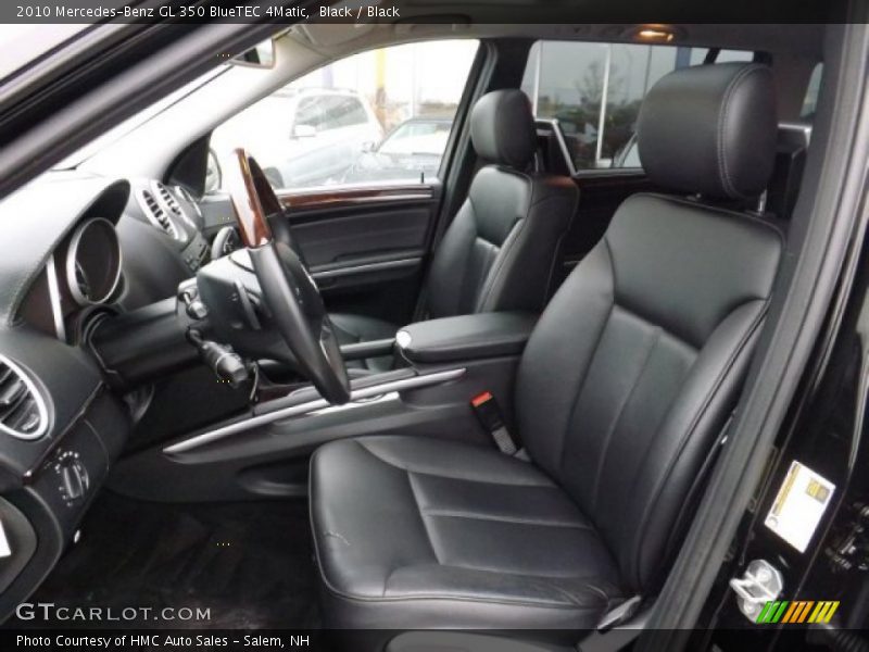 Front Seat of 2010 GL 350 BlueTEC 4Matic