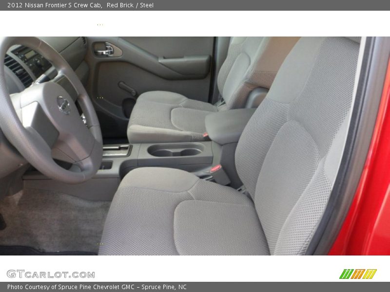 Red Brick / Steel 2012 Nissan Frontier S Crew Cab