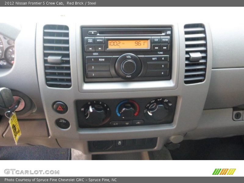 Red Brick / Steel 2012 Nissan Frontier S Crew Cab