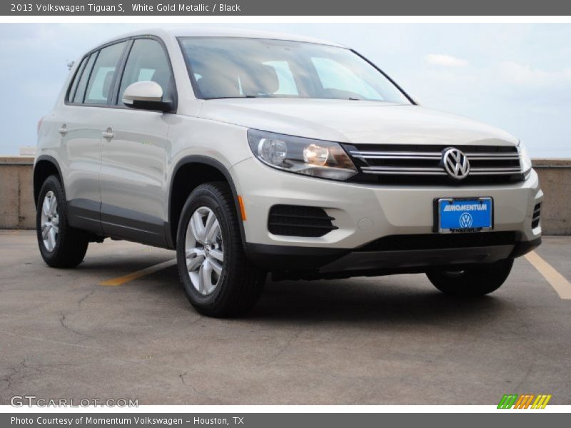 White Gold Metallic / Black 2013 Volkswagen Tiguan S