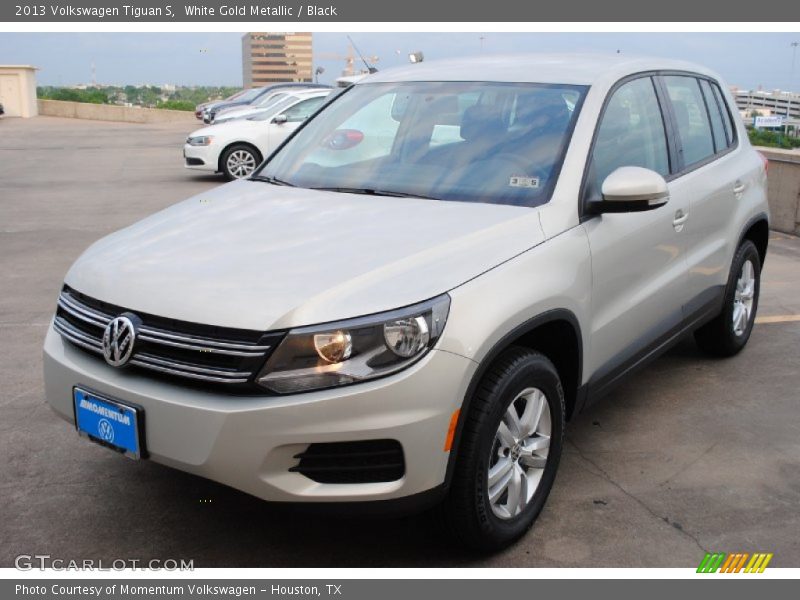 White Gold Metallic / Black 2013 Volkswagen Tiguan S