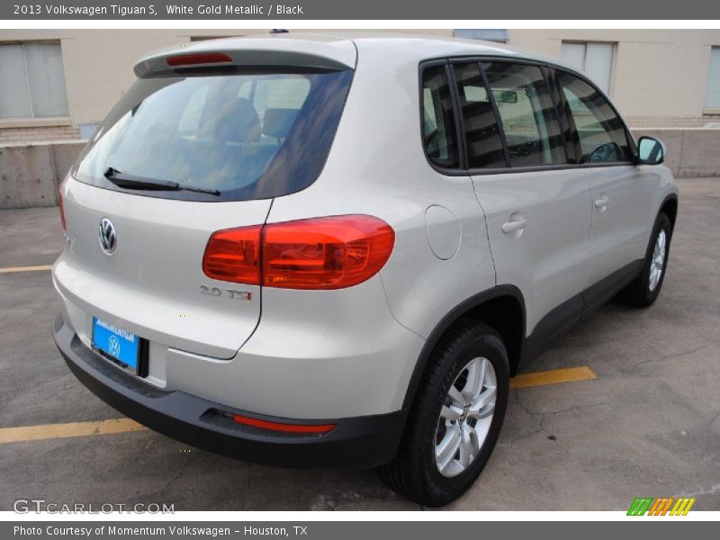 White Gold Metallic / Black 2013 Volkswagen Tiguan S