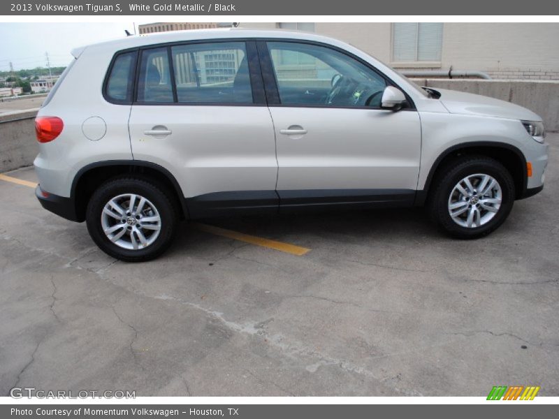White Gold Metallic / Black 2013 Volkswagen Tiguan S
