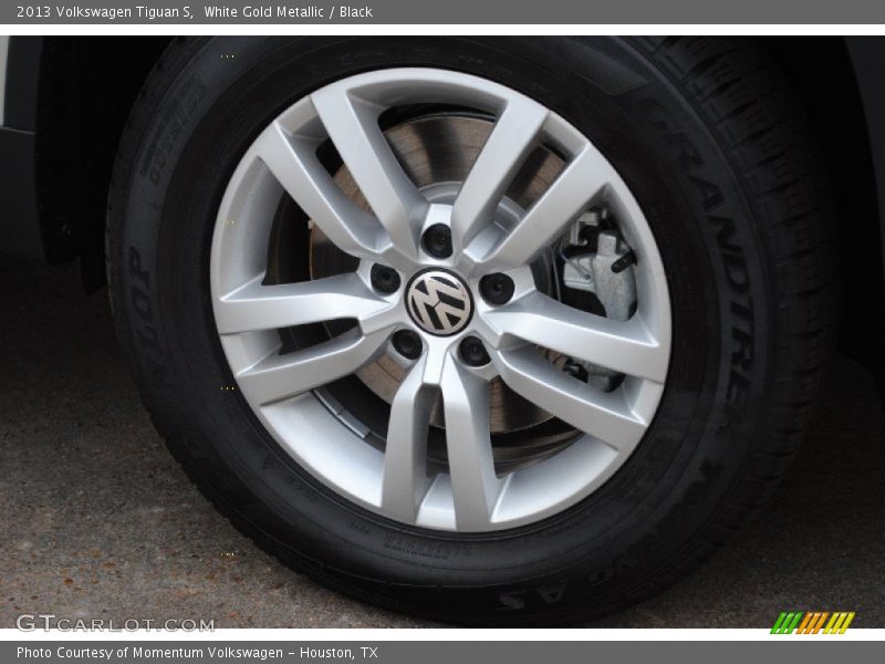 White Gold Metallic / Black 2013 Volkswagen Tiguan S