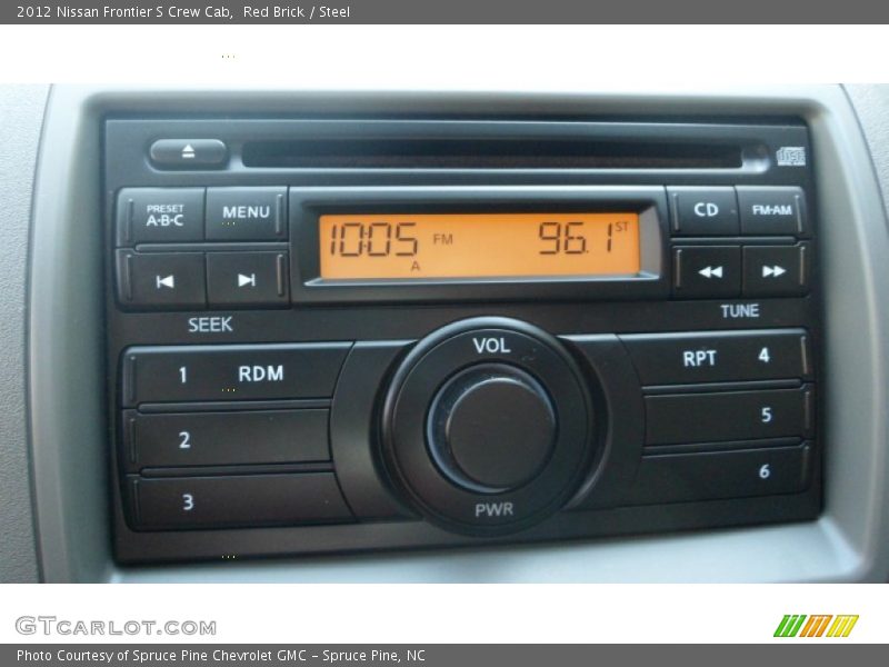Red Brick / Steel 2012 Nissan Frontier S Crew Cab