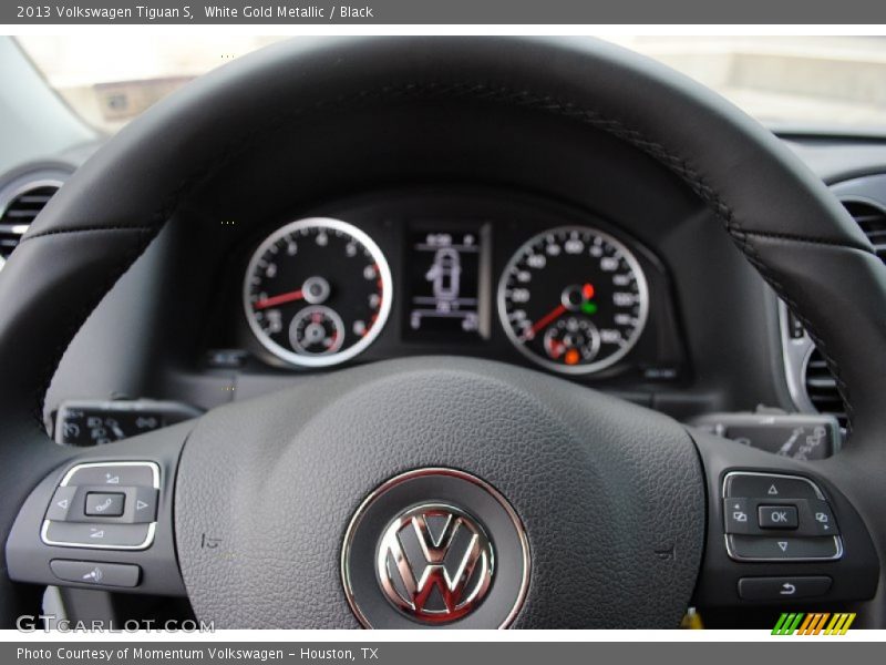 White Gold Metallic / Black 2013 Volkswagen Tiguan S