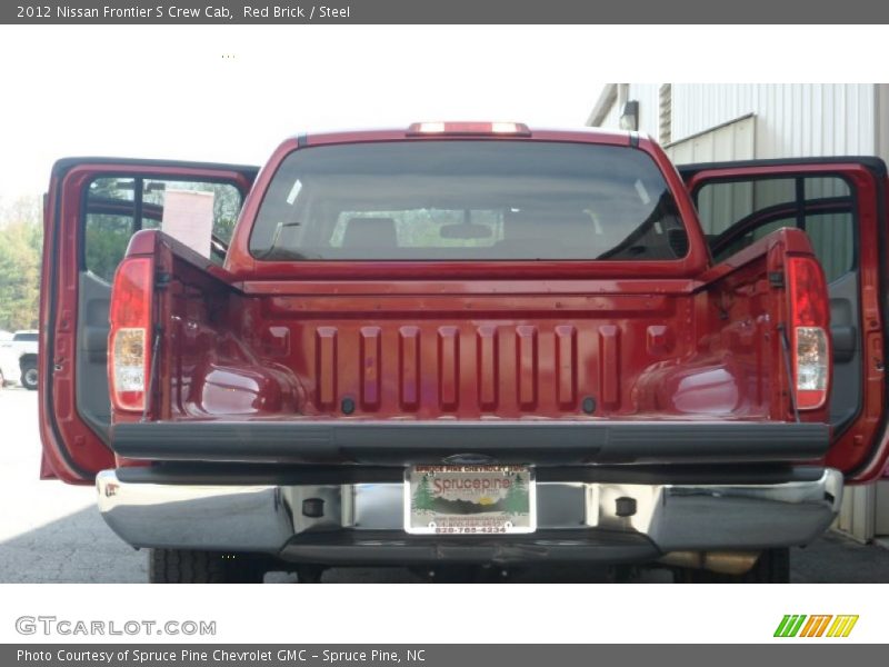 Red Brick / Steel 2012 Nissan Frontier S Crew Cab