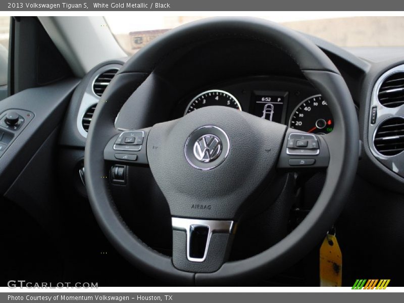 White Gold Metallic / Black 2013 Volkswagen Tiguan S