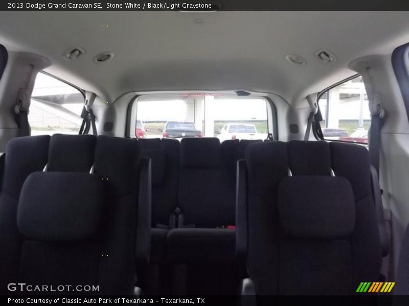 Stone White / Black/Light Graystone 2013 Dodge Grand Caravan SE