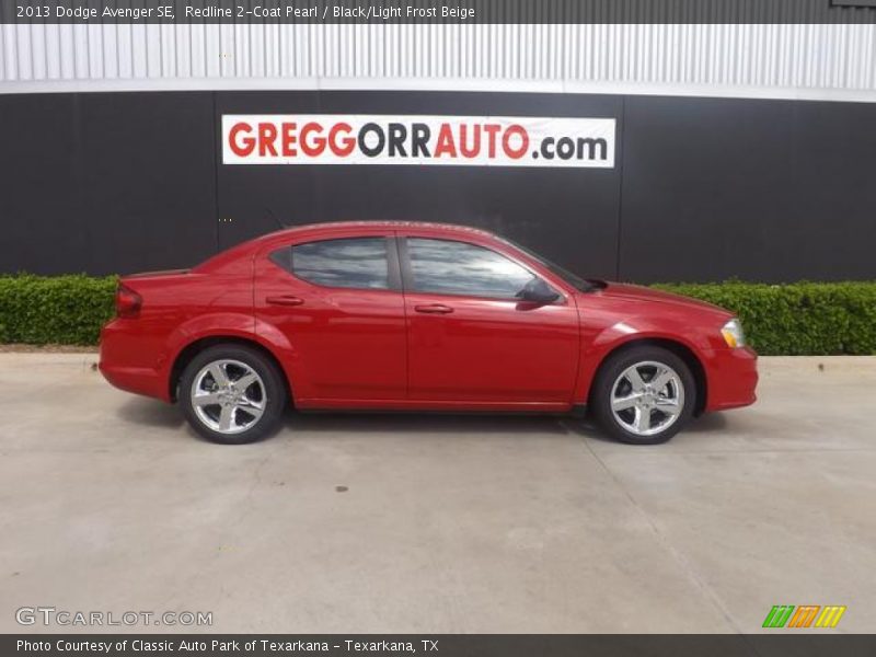 Redline 2-Coat Pearl / Black/Light Frost Beige 2013 Dodge Avenger SE