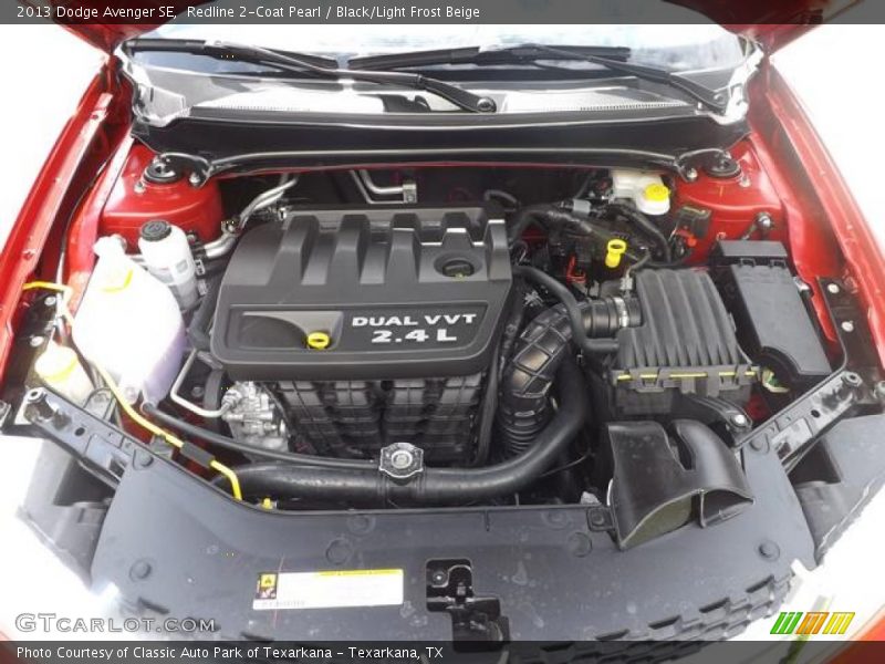 Redline 2-Coat Pearl / Black/Light Frost Beige 2013 Dodge Avenger SE