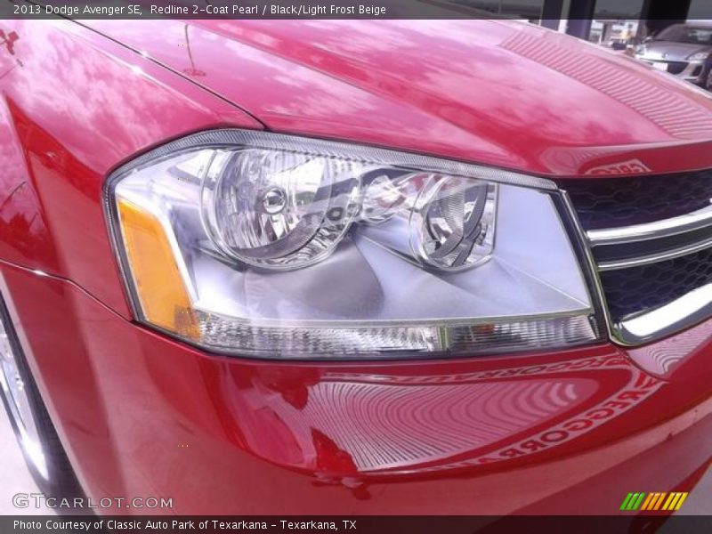 Redline 2-Coat Pearl / Black/Light Frost Beige 2013 Dodge Avenger SE