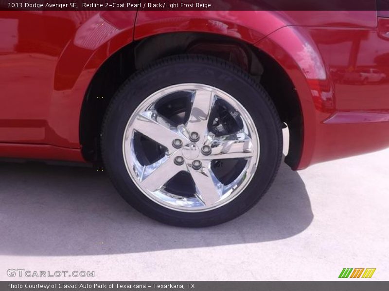 Redline 2-Coat Pearl / Black/Light Frost Beige 2013 Dodge Avenger SE