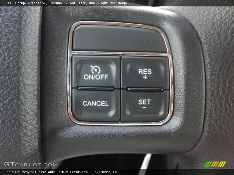 Redline 2-Coat Pearl / Black/Light Frost Beige 2013 Dodge Avenger SE