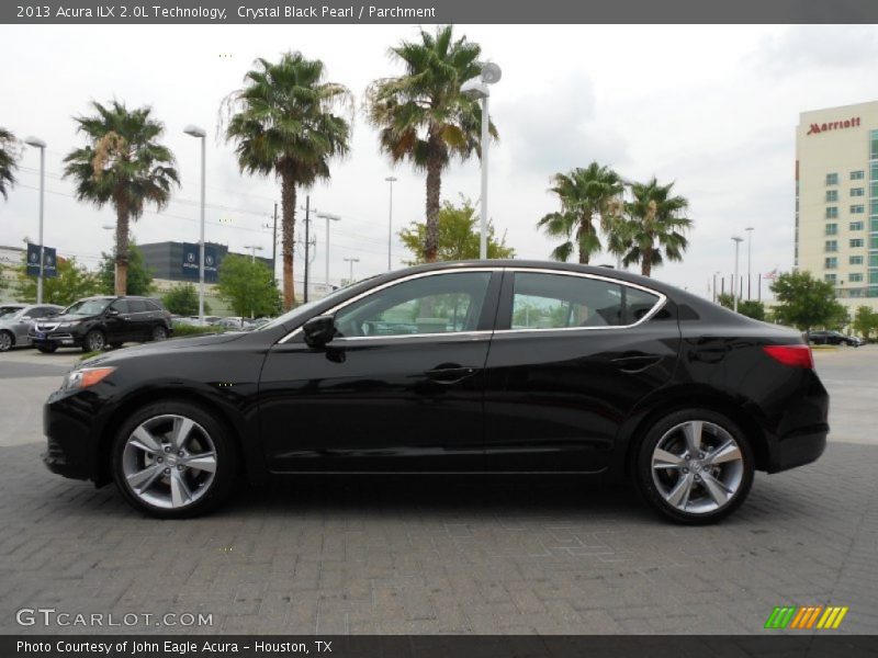 Crystal Black Pearl / Parchment 2013 Acura ILX 2.0L Technology
