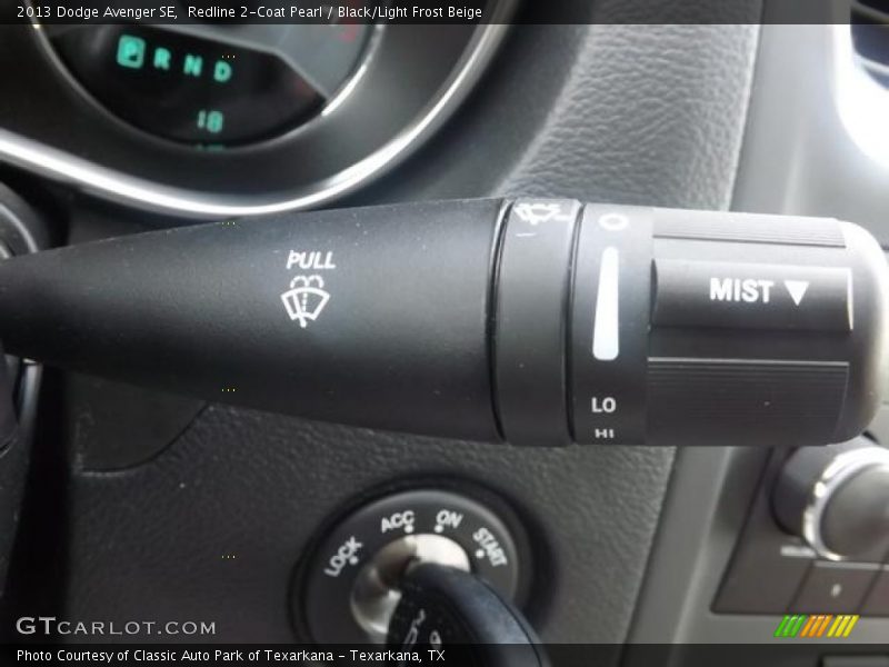 Redline 2-Coat Pearl / Black/Light Frost Beige 2013 Dodge Avenger SE