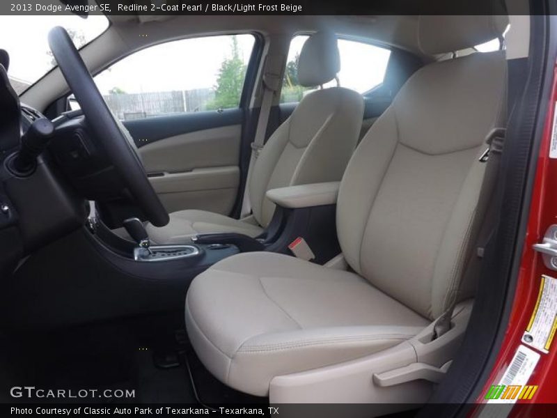 Redline 2-Coat Pearl / Black/Light Frost Beige 2013 Dodge Avenger SE