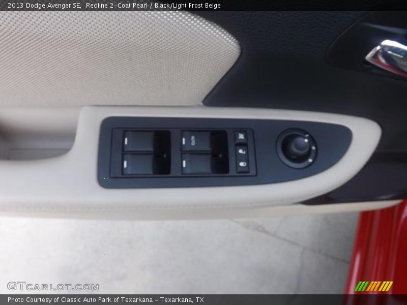 Redline 2-Coat Pearl / Black/Light Frost Beige 2013 Dodge Avenger SE