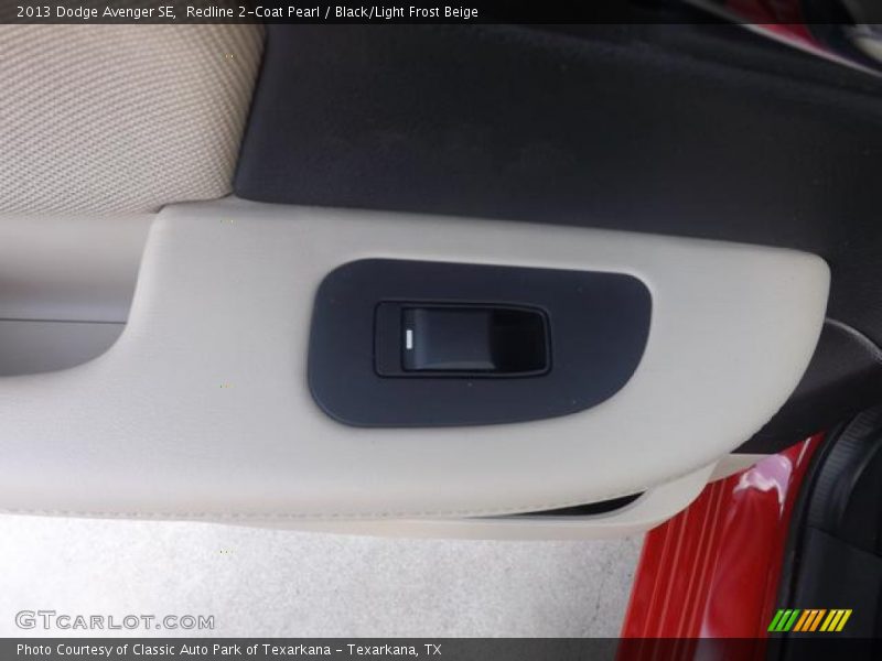 Redline 2-Coat Pearl / Black/Light Frost Beige 2013 Dodge Avenger SE