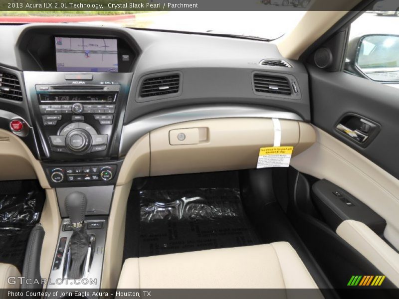 Crystal Black Pearl / Parchment 2013 Acura ILX 2.0L Technology