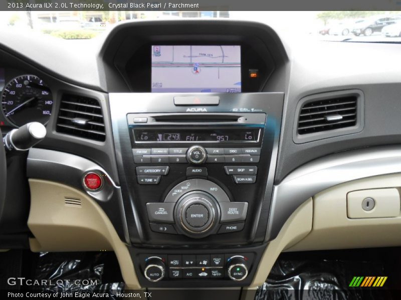 Crystal Black Pearl / Parchment 2013 Acura ILX 2.0L Technology