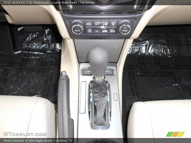 Crystal Black Pearl / Parchment 2013 Acura ILX 2.0L Technology