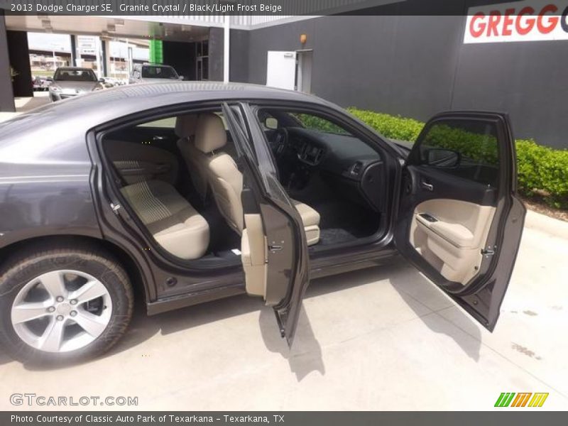 Granite Crystal / Black/Light Frost Beige 2013 Dodge Charger SE