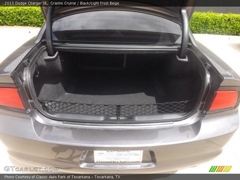 Granite Crystal / Black/Light Frost Beige 2013 Dodge Charger SE