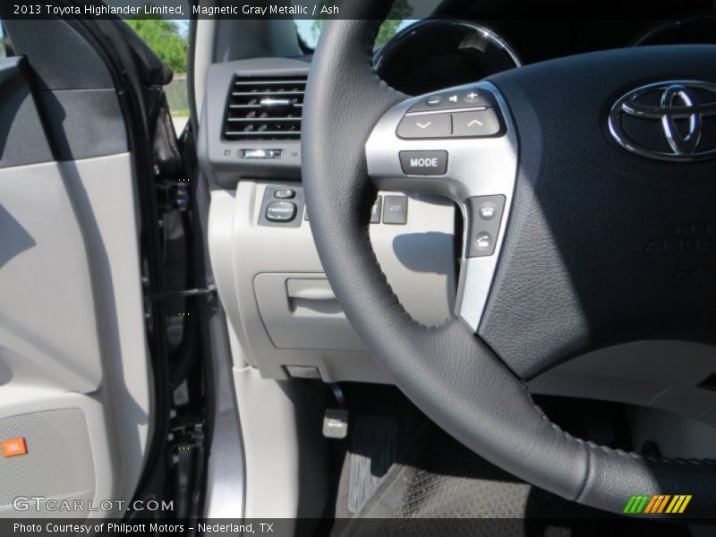 Magnetic Gray Metallic / Ash 2013 Toyota Highlander Limited