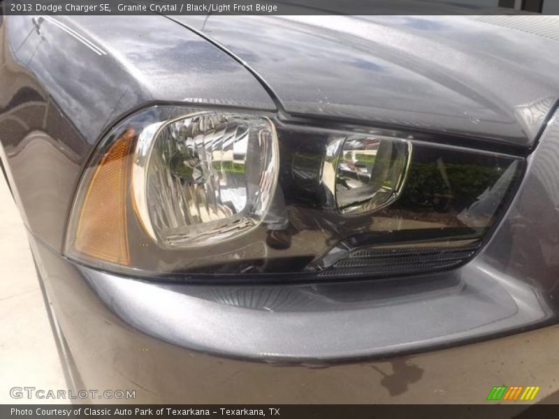 Granite Crystal / Black/Light Frost Beige 2013 Dodge Charger SE
