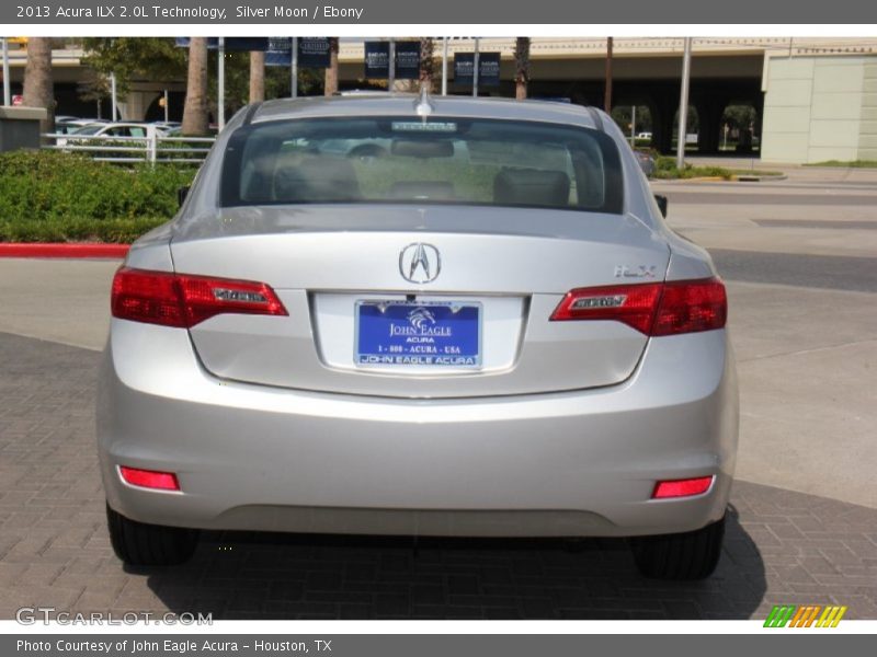 Silver Moon / Ebony 2013 Acura ILX 2.0L Technology