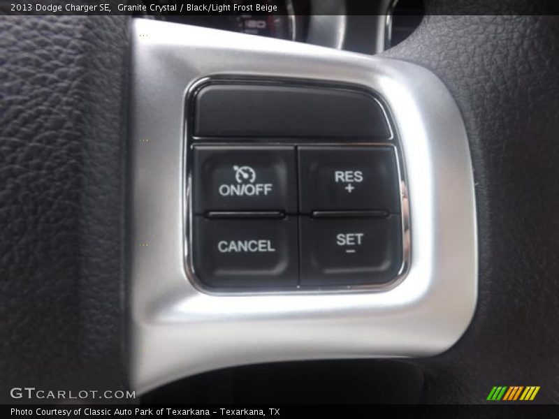 Granite Crystal / Black/Light Frost Beige 2013 Dodge Charger SE
