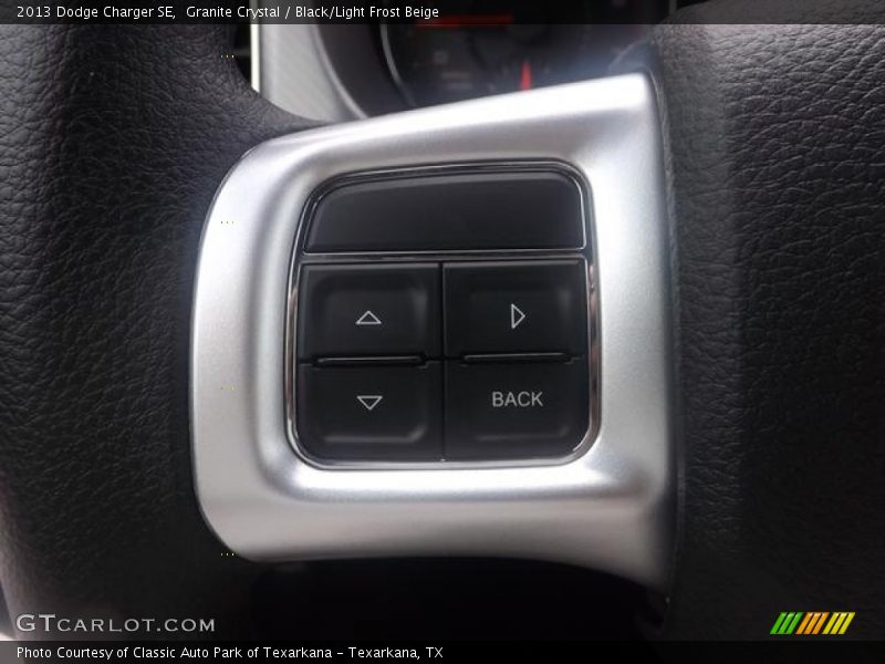 Granite Crystal / Black/Light Frost Beige 2013 Dodge Charger SE