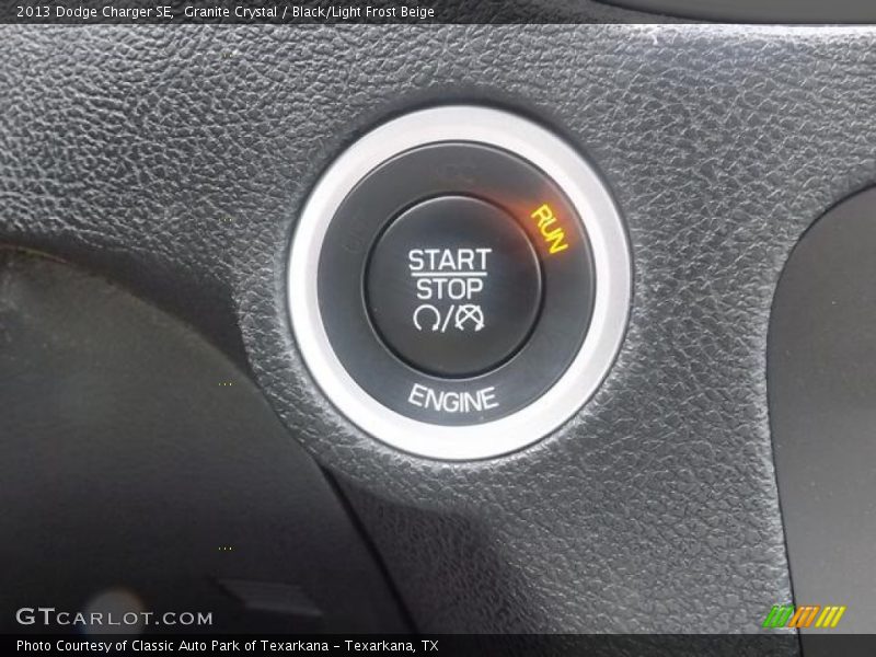 Granite Crystal / Black/Light Frost Beige 2013 Dodge Charger SE